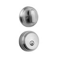 Brinks Commercial Brinks Push Pull Rotate Satin Nickel Steel Deadbolt 23061-119